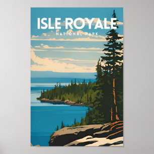 Poster Parque Nacional Isle Royale