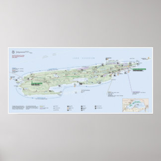 Póster Parque Nacional Isle Royale