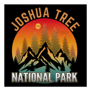 Póster Parque Nacional Joshua Tree