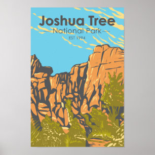 Poster Parque Nacional Joshua Tree O Grande Burrito
