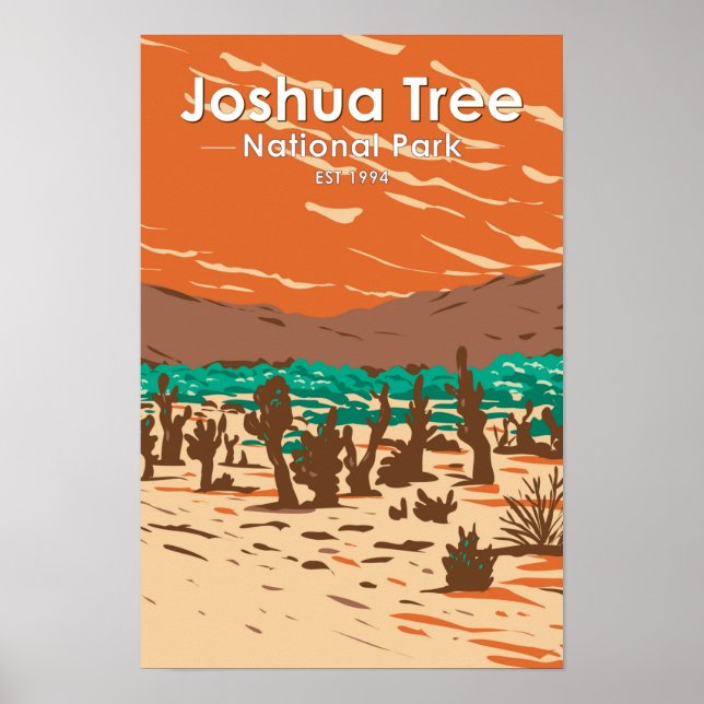 Poster Parque Nacional Joshua Tree Turquia Apartamentos D (Frente)