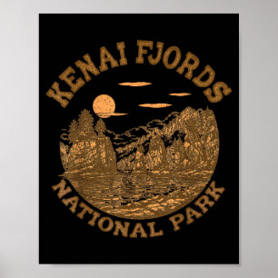 Poster Parque Nacional Kenai Fjords Alasca Viagens Nature
