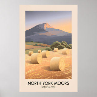 Poster Parque Nacional North York Moors Viagem Moderna