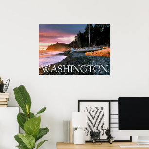 Poster Parque Nacional Olímpico   Estado de Washington