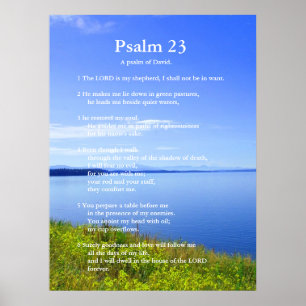 Póster Parque Nacional Psalm 23 Grand Teton