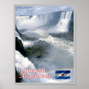 Poster Parque Nacional - Quedas de Água do Iguazú - Arg