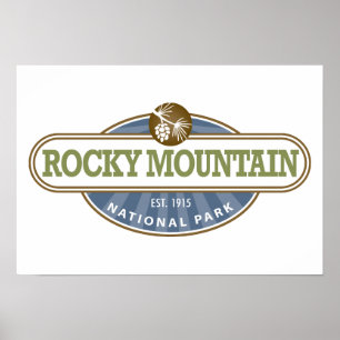 Poster Parque Nacional Rocky Mountain