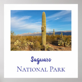 Poster Parque nacional Saguaro