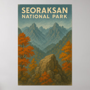 Poster Parque Nacional Seoraksan