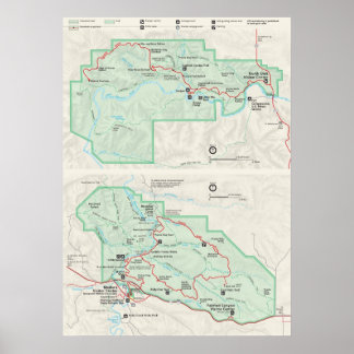 Póster Parque Nacional Theodore Roosevelt