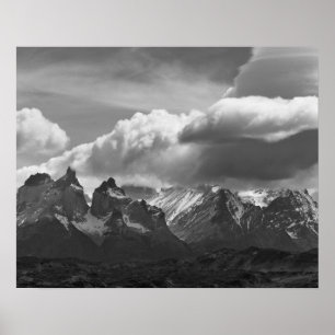 Poster Parque Nacional Torres Del Paine, Cuernos e
