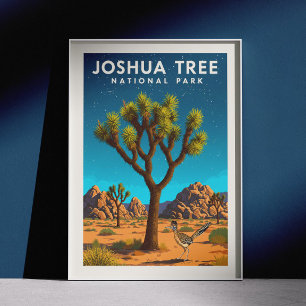 Poster Parque Nacional Vintage Joshua Tree