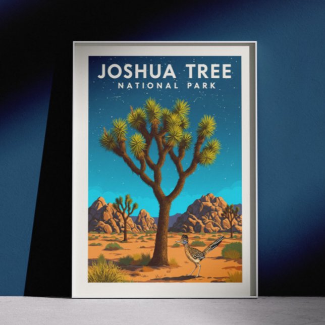 Poster Parque Nacional Vintage Joshua Tree (Criador carregado)