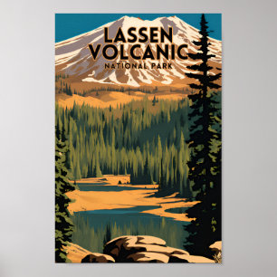 Poster Parque Nacional Vulcânico Lassen