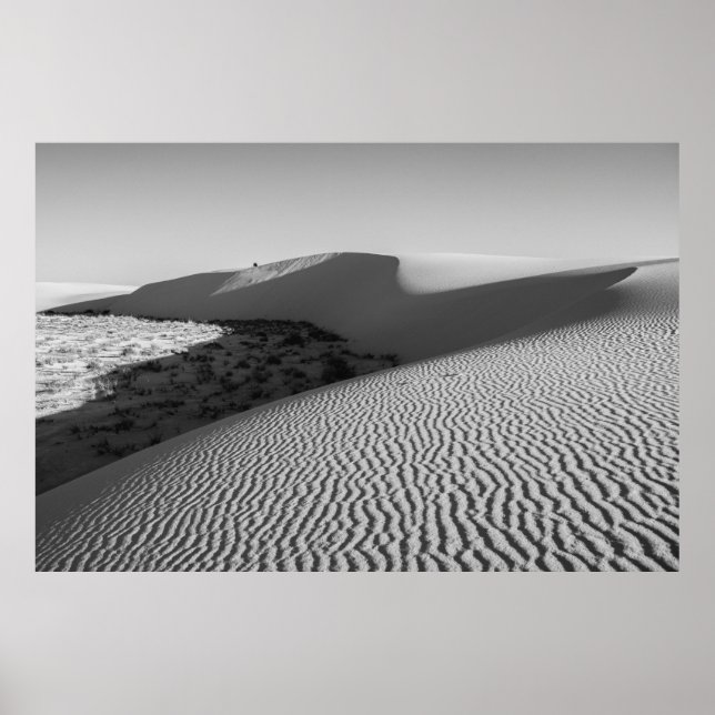 Poster Parque Nacional White Sand Dunes (Frente)
