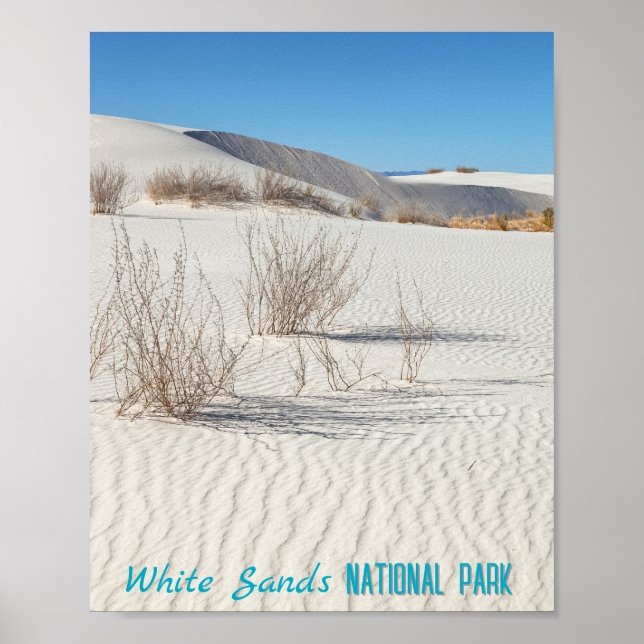 Poster Parque Nacional White Sands (Frente)