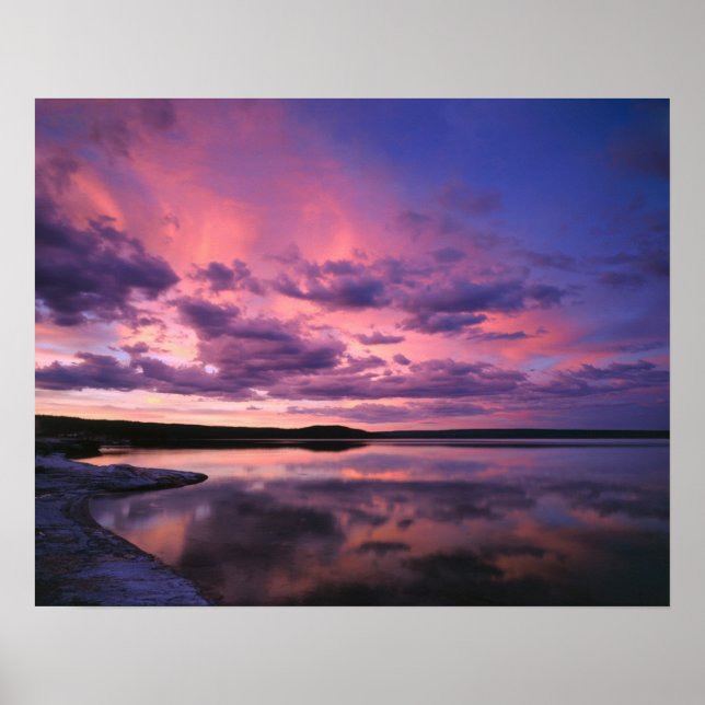 Póster Parque Nacional Yellowstone, Wyoming. EUA. (Frente)