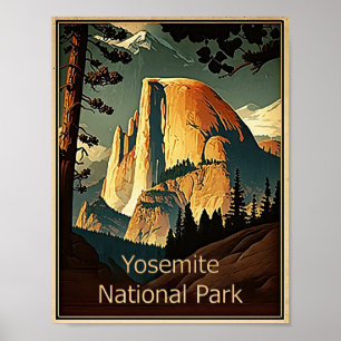Poster Parque Nacional Yosemite
