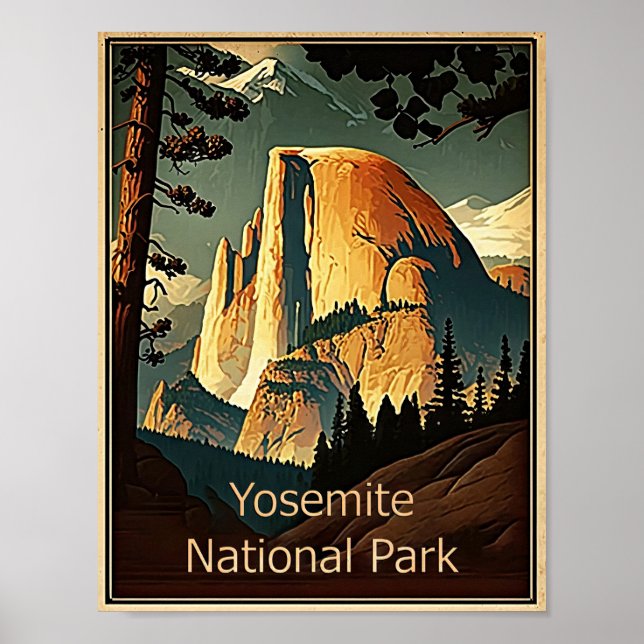 Poster Parque Nacional Yosemite (Frente)