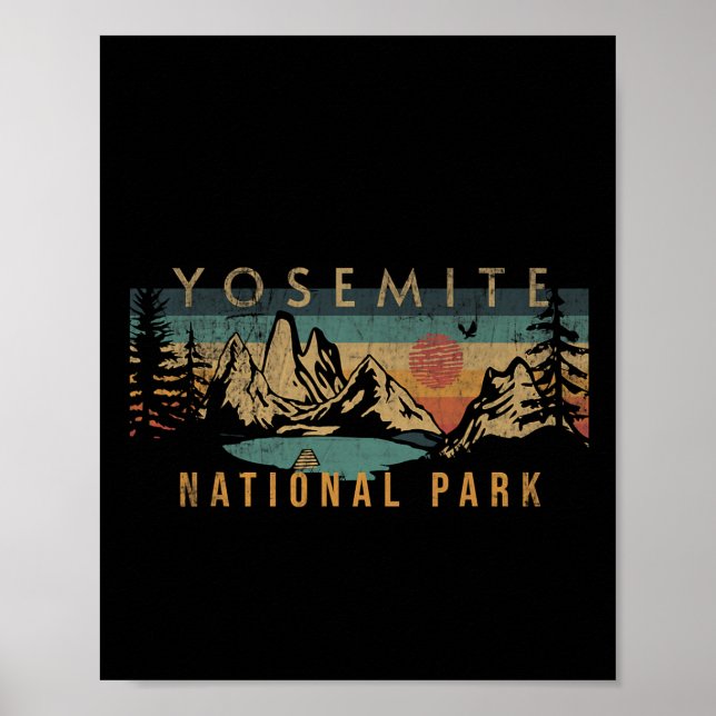 Poster Parque Nacional Yosemite 1 (Frente)