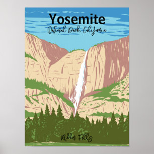 Poster Parque Nacional Yosemite, AC   Faixas de Fita