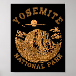 Poster Parque Nacional Yosemite Califórnia Viagens Nature