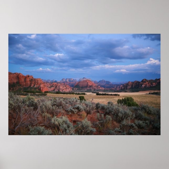 Póster parque nacional zion (Frente)