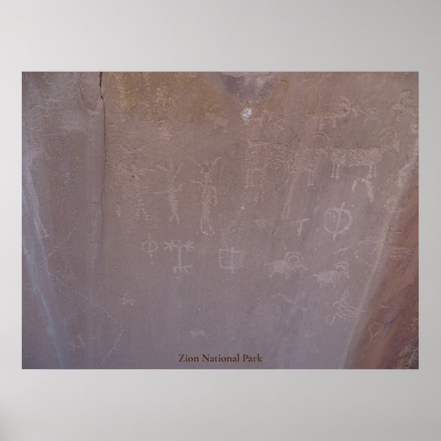 Poster Parque Nacional Zion (Frente)