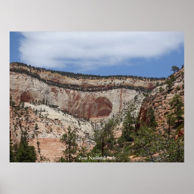 Poster Parque Nacional Zion (Frente)