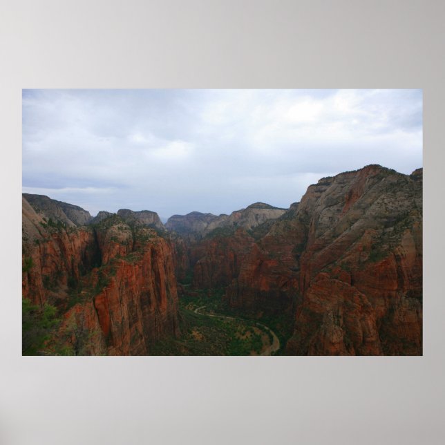 Póster parque nacional zion (Frente)