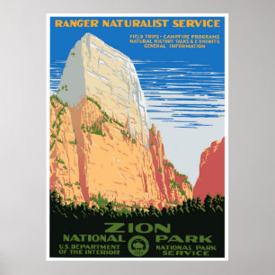 Póster Parque Nacional Zion