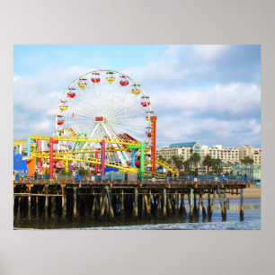 Póster Parque pacífico, Santa Monica, CA