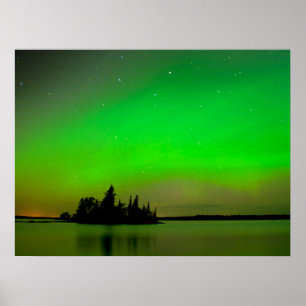 Poster Parque Provincial de WhitesInferno Manitoba, Can