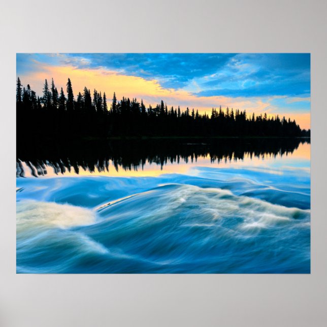 Poster Parque Provincial Pisew Falls | Canadá (Frente)