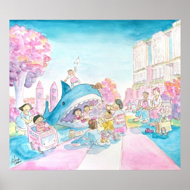 Poster Parque Trans City (Frente)