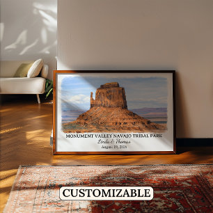 Poster Parque Tribal Navajo do Vale do Monumento Arizona