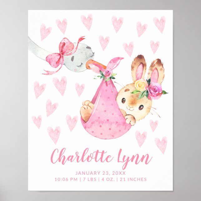 Poster Parques Especiais de Nascimento de Bebê de Bateria (Frente)