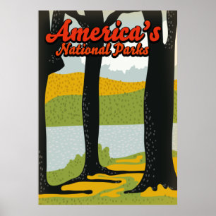 Poster Parques Nacionais da América