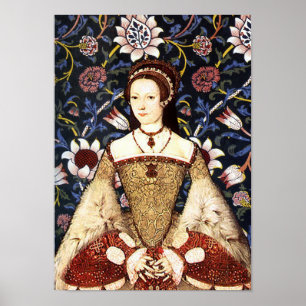 Poster Parr da rainha Katherine do retrato de Inglaterra