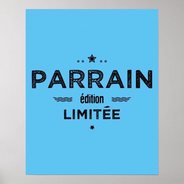 Poster Parrain édition limitée (Frente)
