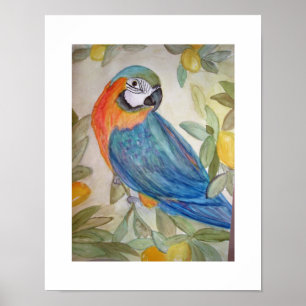 Póster Parrot and Lemons