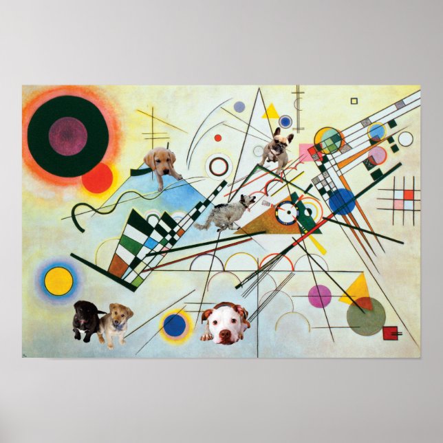 Poster Parte da composição VIII (Frente)