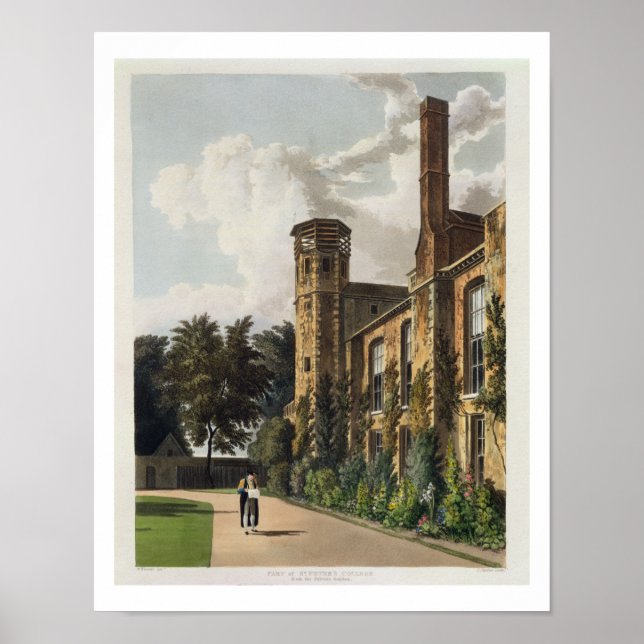 Poster Parte da Rua. Escola de Peter (Peterhouse) (Frente)