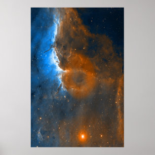 Poster Parte dianteira 20x30 da ionização da nebulosa d