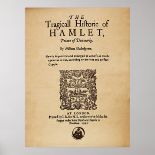 Póster Parte dianteira ao in-quarto de Hamlet (versão