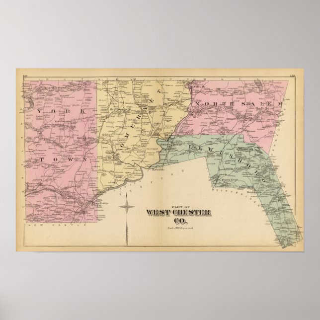 Poster Parte do Condado de West Chester, Nova Iorque (Frente)