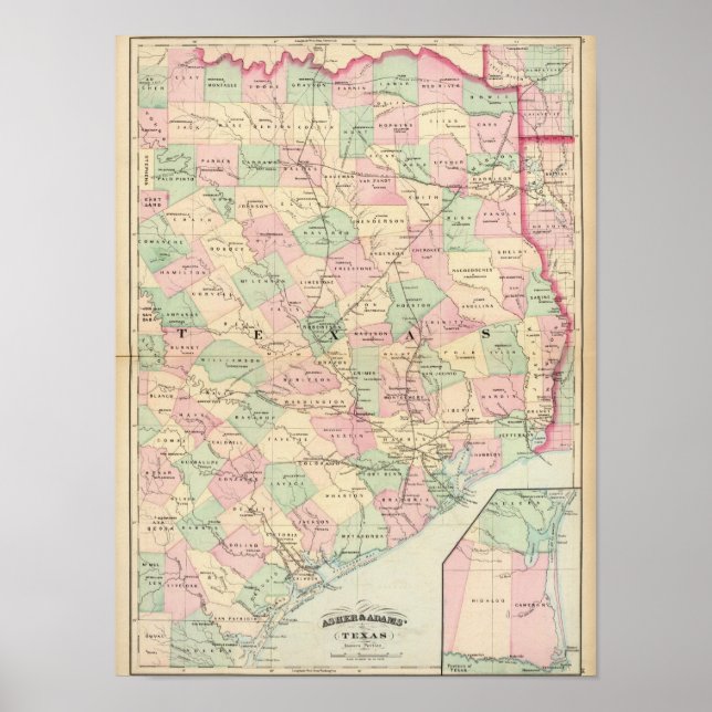 Póster Parte do Texas (Frente)