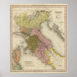 Póster Parte norte 2 de Italia