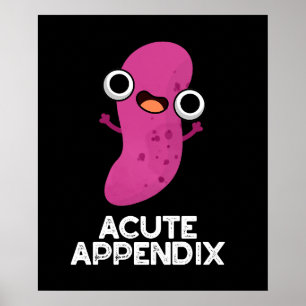 Poster Partes Engraçadas Engraçadas Agudas no Apêndice Te