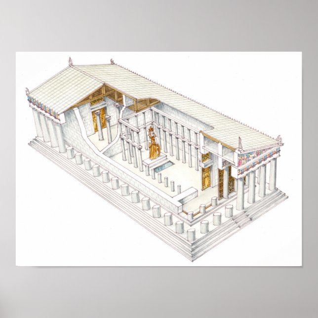 Poster Parthenon Atenas (Frente)